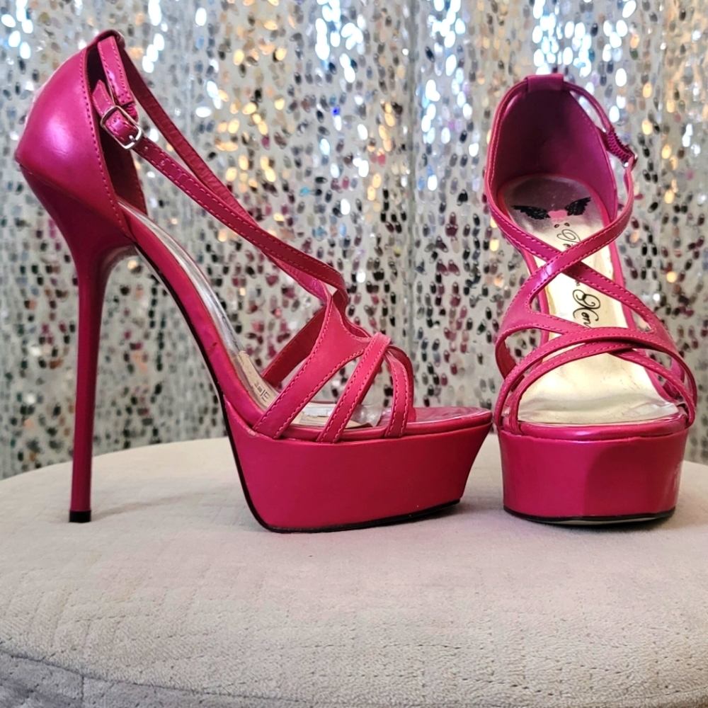Penny Loves Kenny Pink stilettos